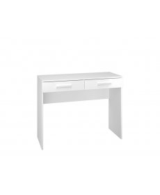 SECCO 1140401 íróasztal fehér/fehér fényes