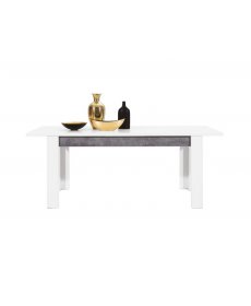 BRANDO B10 asztal összecsukható fehér/beton